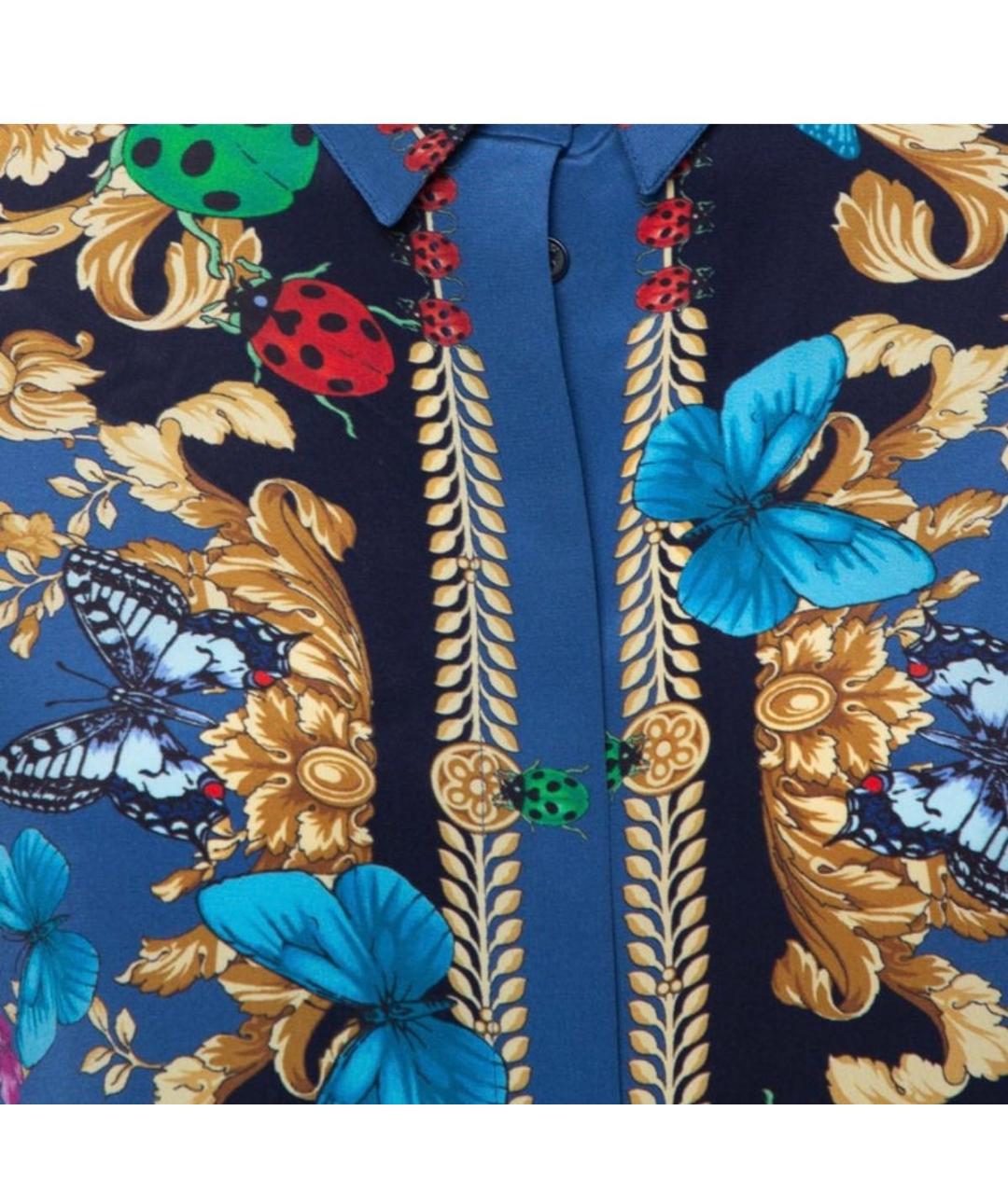VERSACE Шелковая рубашка, фото 4