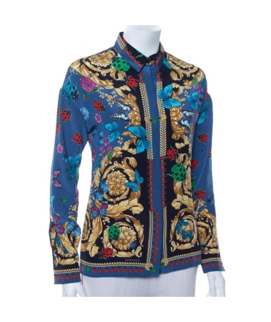 VERSACE Шелковая рубашка, фото 7