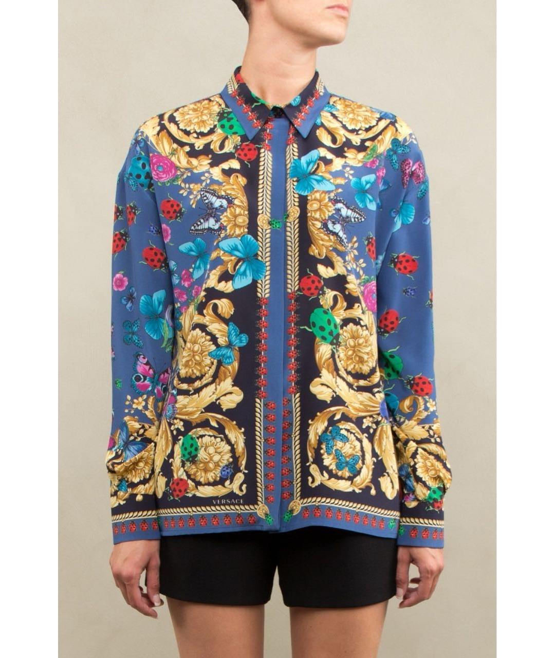 VERSACE Шелковая рубашка, фото 6