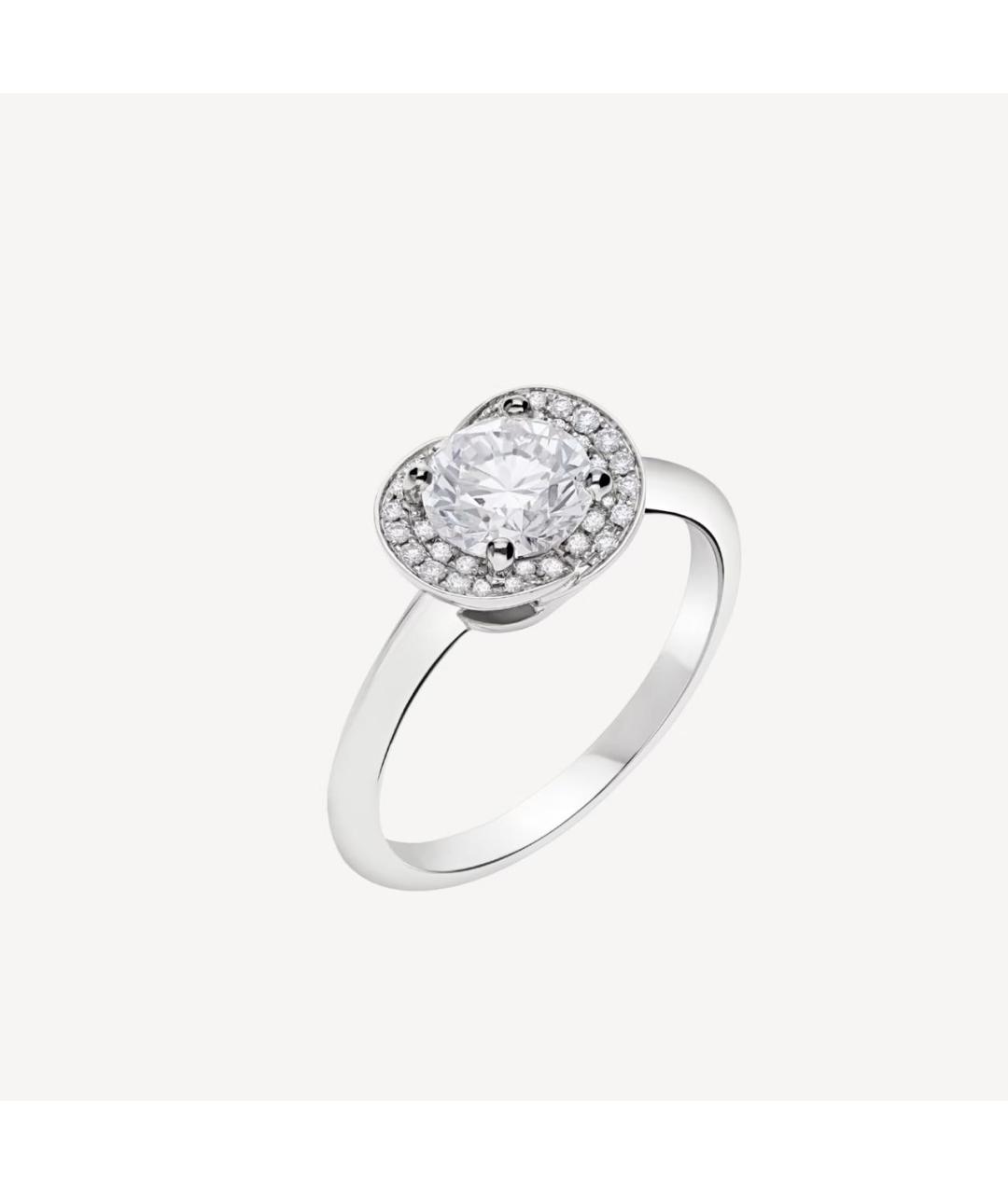 BVLGARI Серебряное платиновое кольцо, фото 7