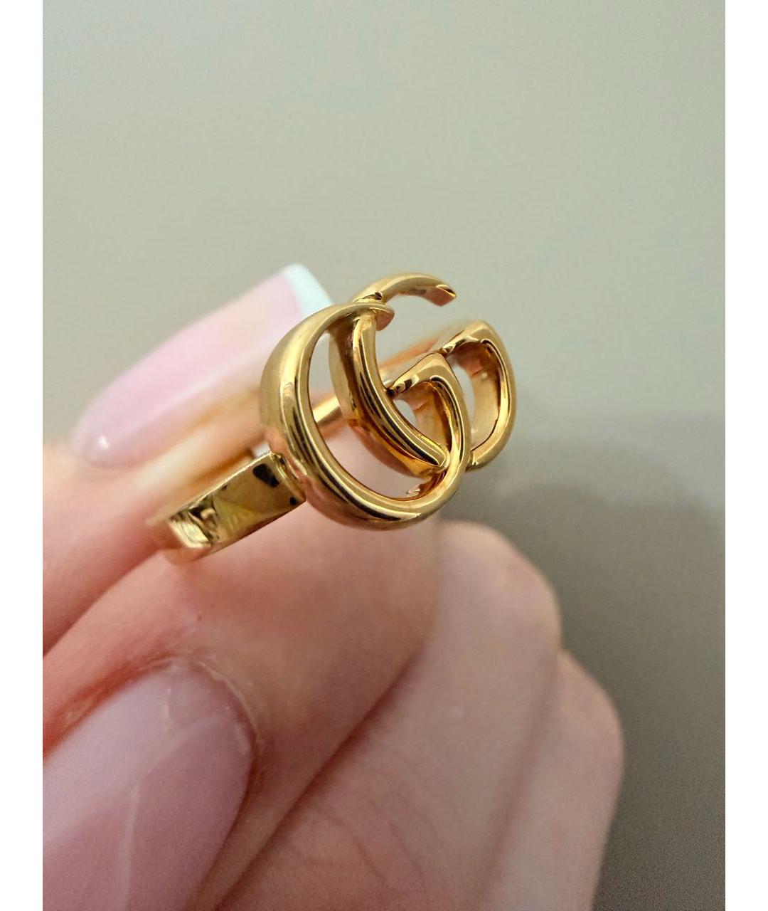 GUCCI Золотое кольцо из желтого золота, фото 4