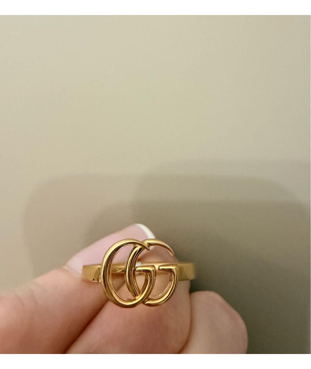 GUCCI Золотое кольцо из желтого золота, фото 7