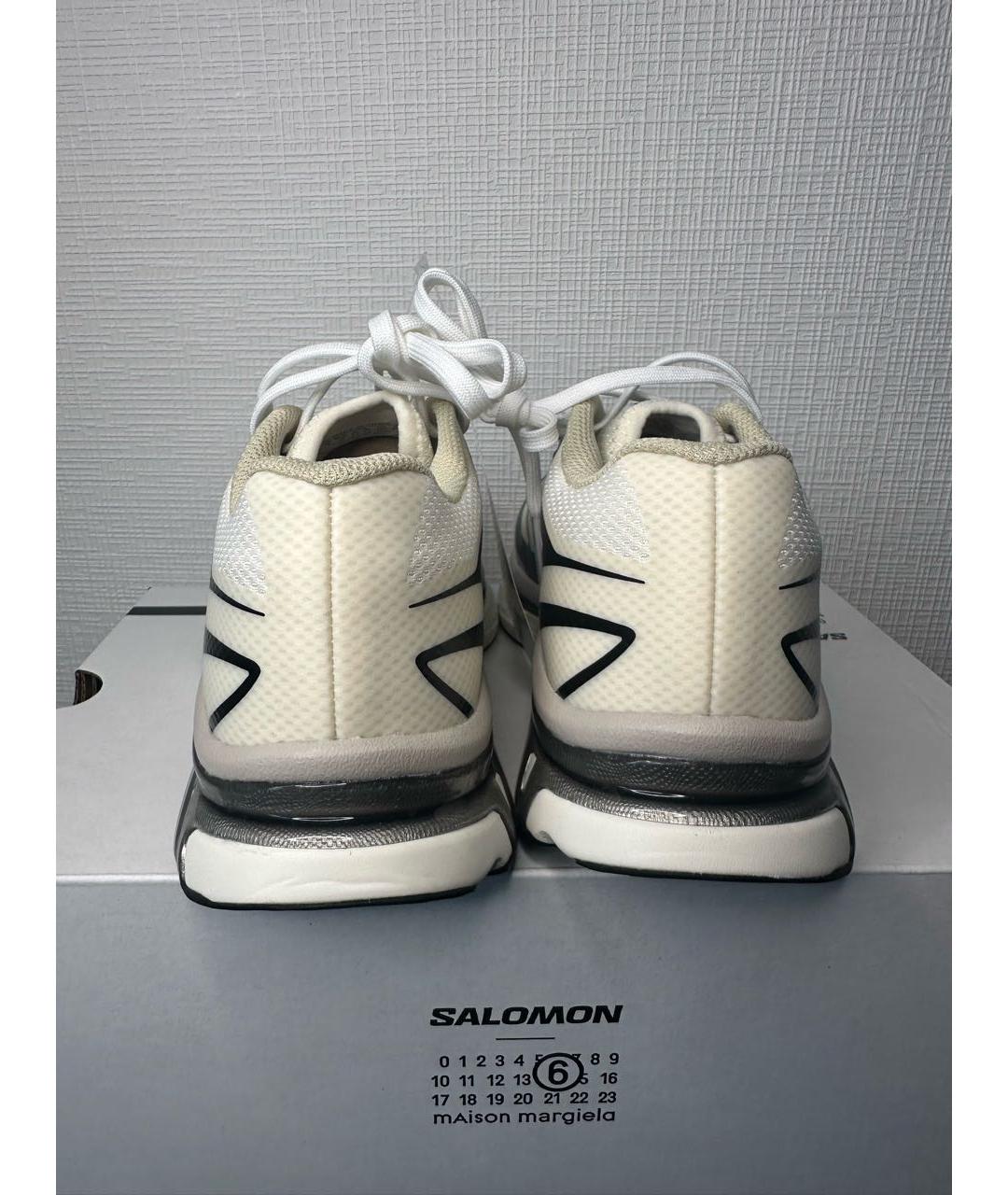 MAISON MARGIELA Бежевые текстильные кроссовки, фото 4