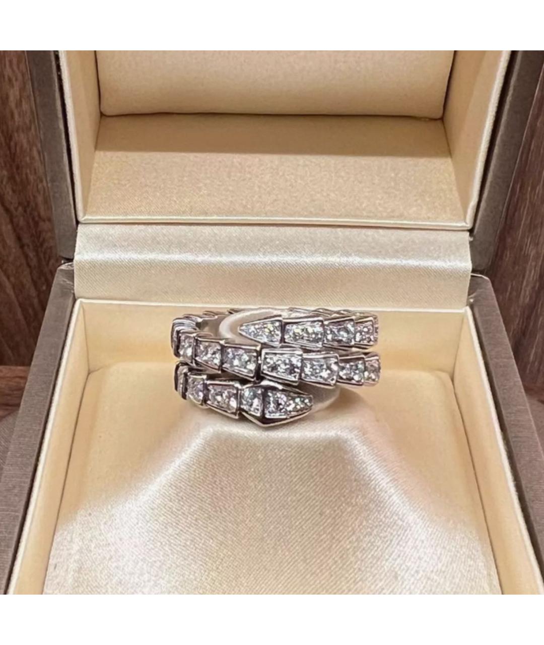 BVLGARI Серебряное кольцо из белого золота, фото 2
