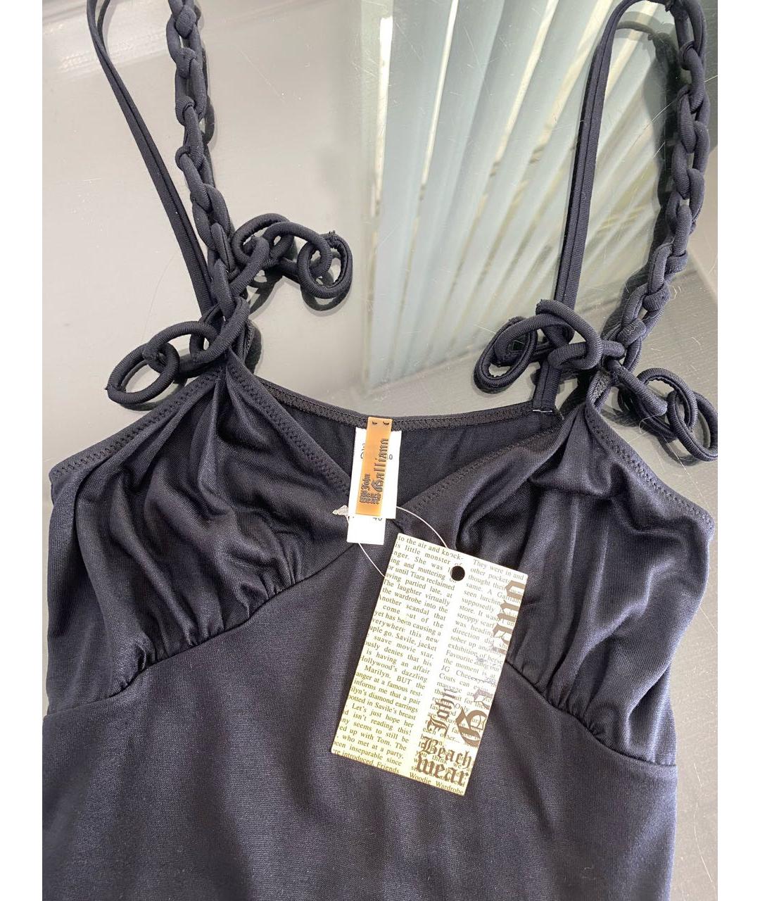 JOHN GALLIANO Черное платье, фото 3
