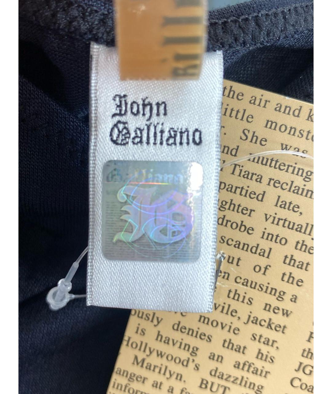 JOHN GALLIANO Черное платье, фото 8