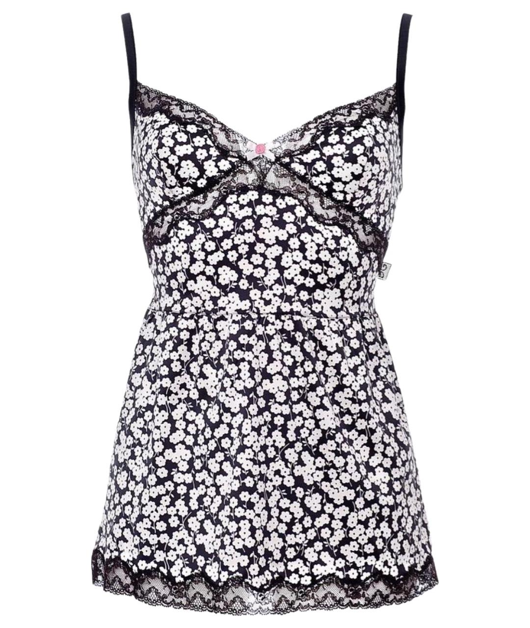 DOLCE&GABBANA Черная полиэстеровая майка, фото 1
