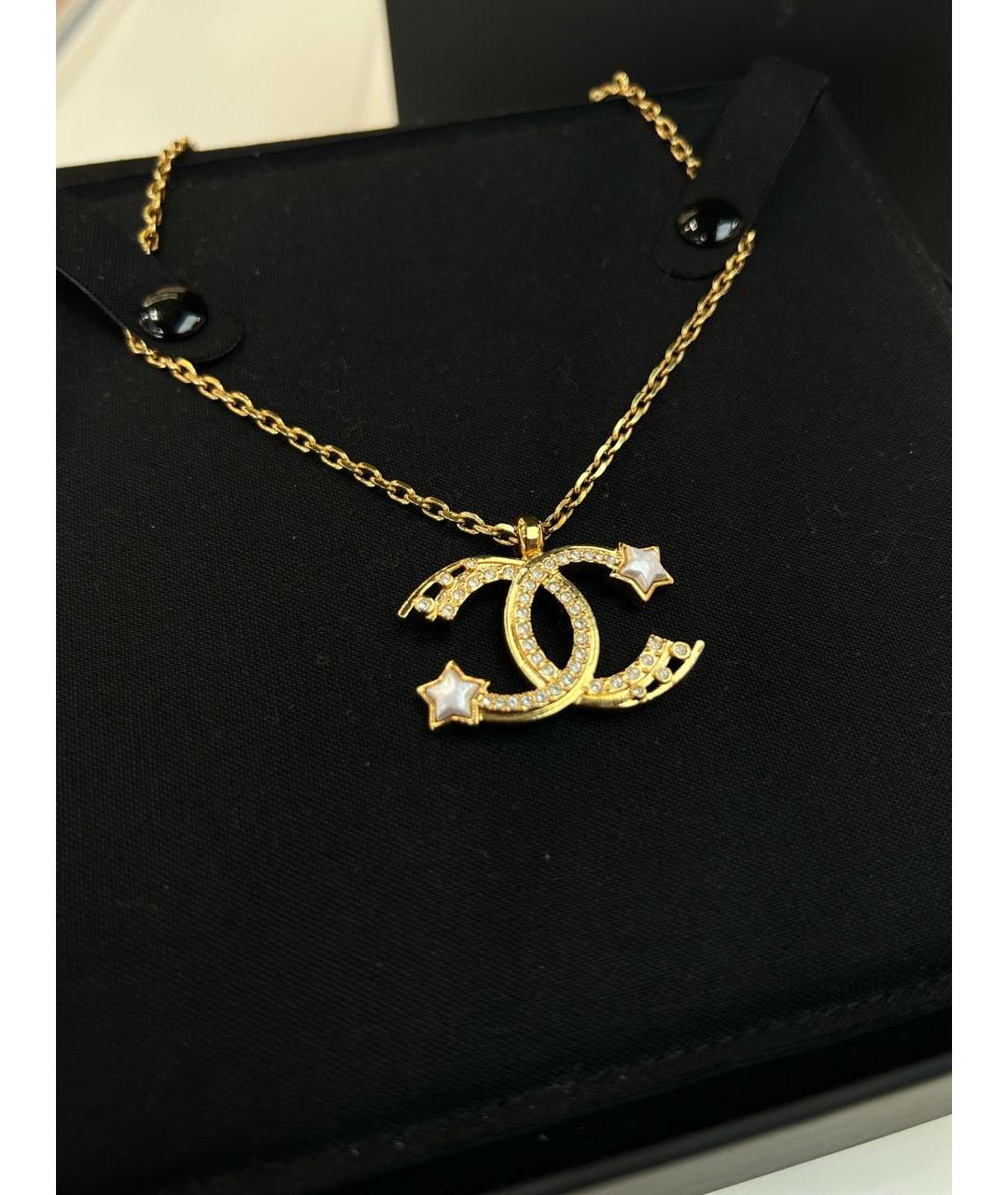 CHANEL Золотое колье, фото 2
