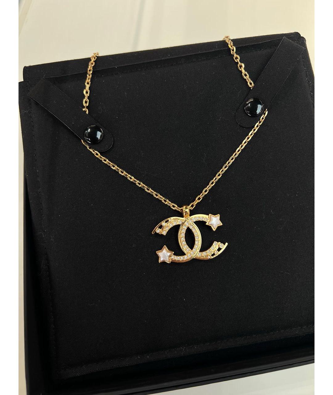 CHANEL Золотое колье, фото 3