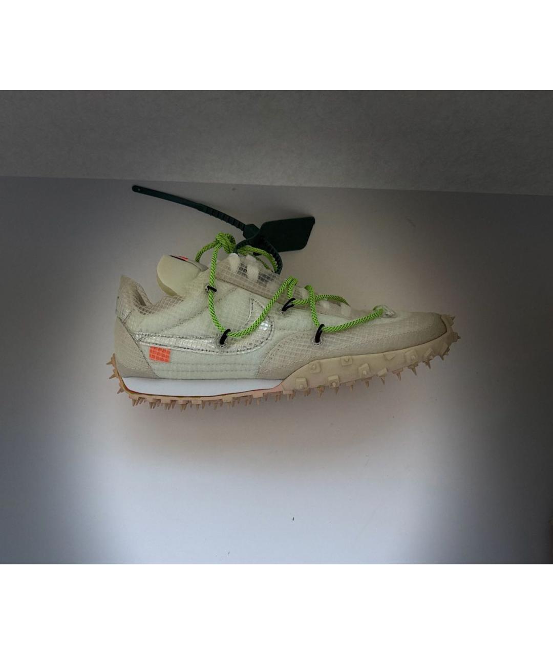 NIKE X OFF-WHITE Бежевые текстильные кроссовки, фото 8