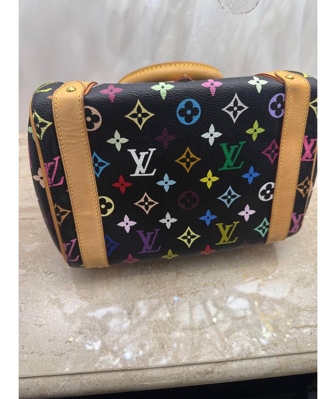 LOUIS VUITTON Черная сумка через плечо, фото 4