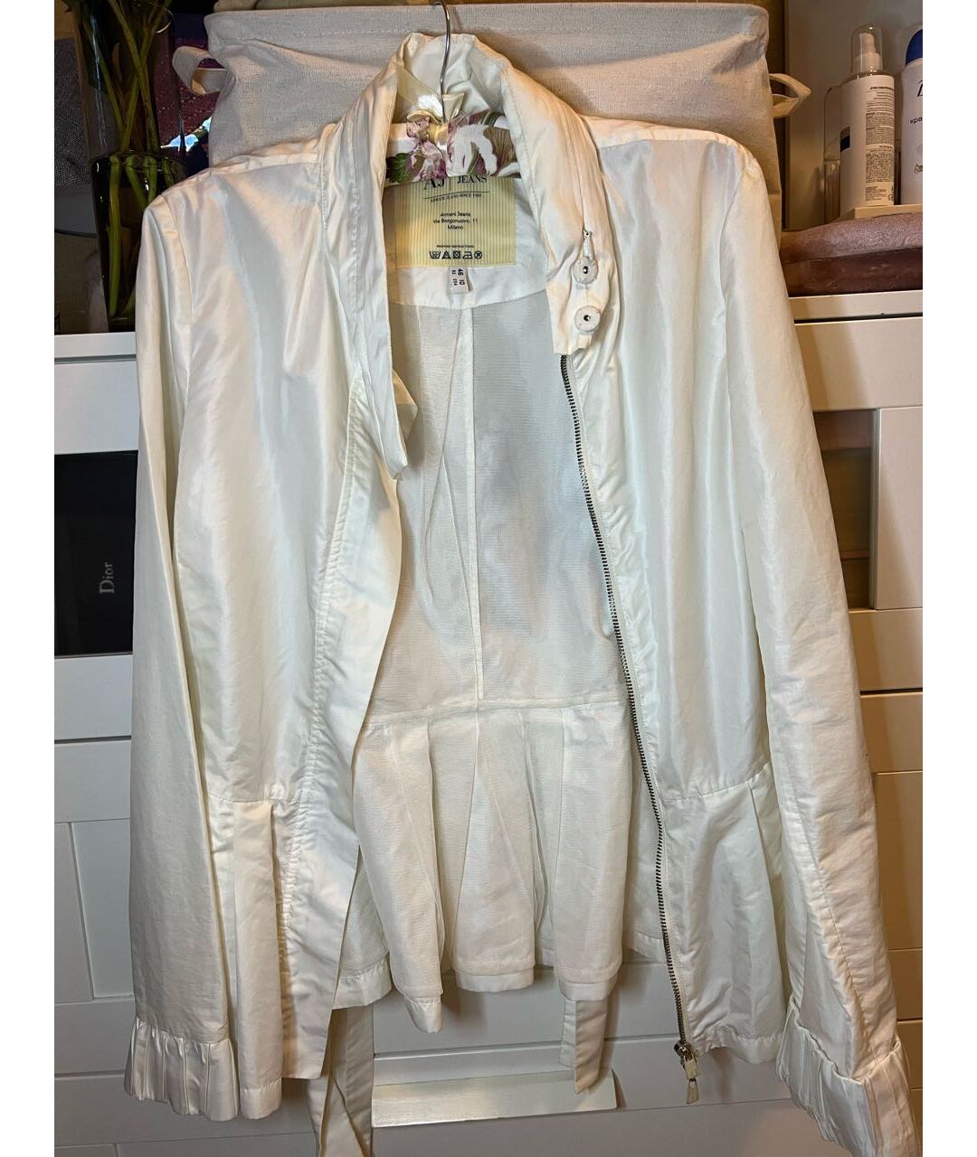 ARMANI JEANS Белая куртка, фото 3