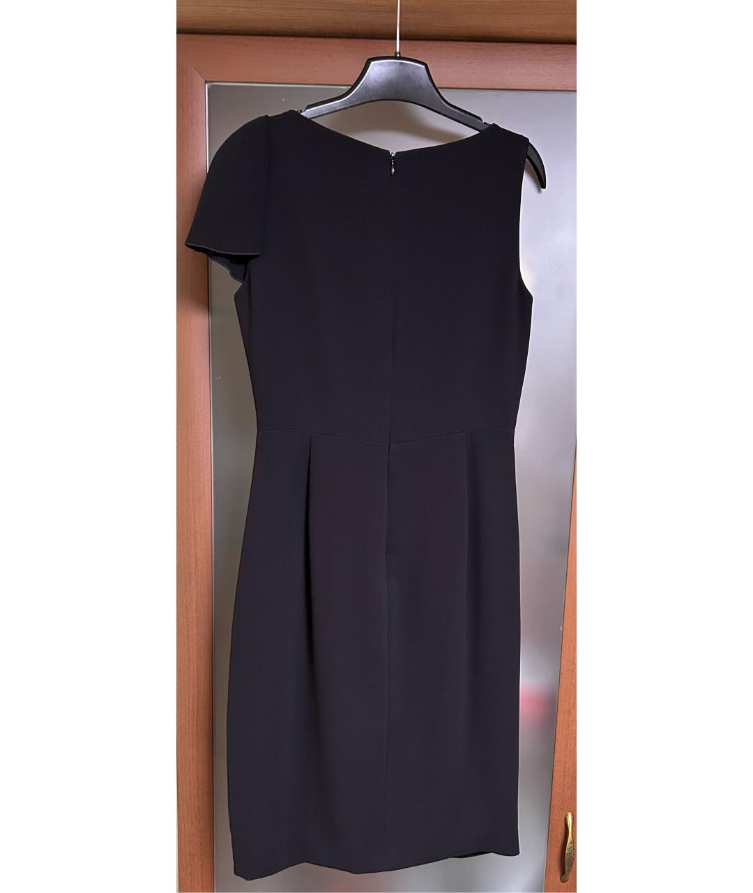MAX MARA Черное ацетатное коктейльное платье, фото 2