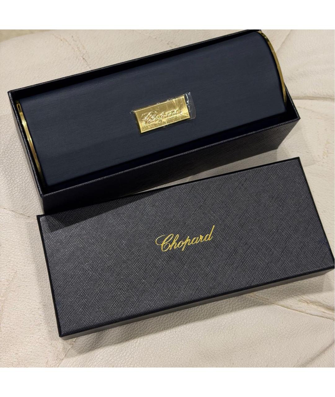 CHOPARD Черные пластиковые солнцезащитные очки, фото 4