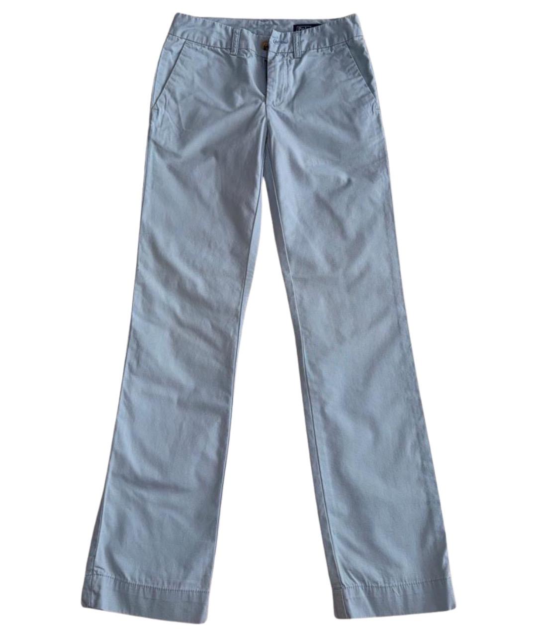 POLO RALPH LAUREN Голубые хлопковые брюки и шорты, фото 1