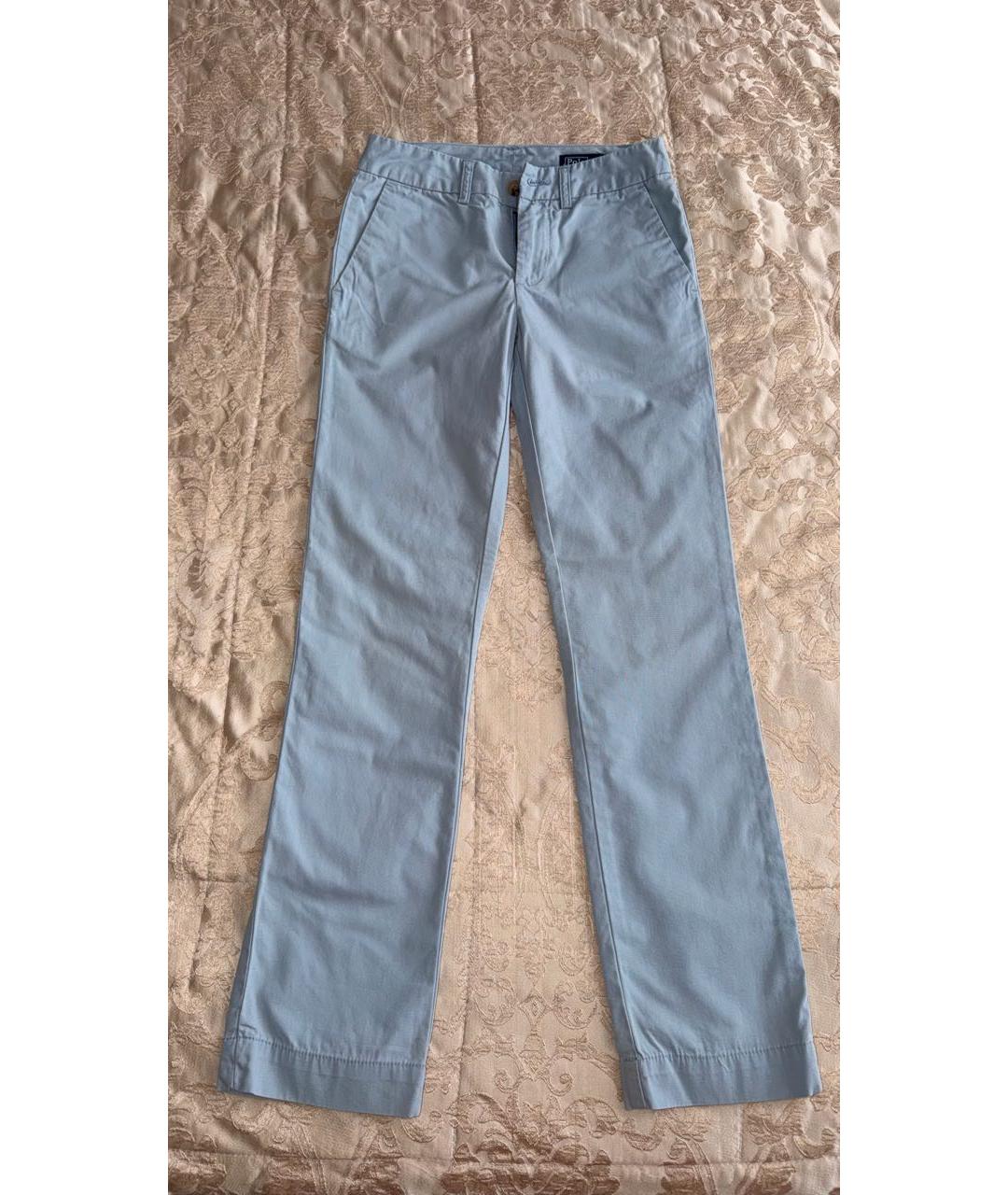 POLO RALPH LAUREN Голубые хлопковые брюки и шорты, фото 4