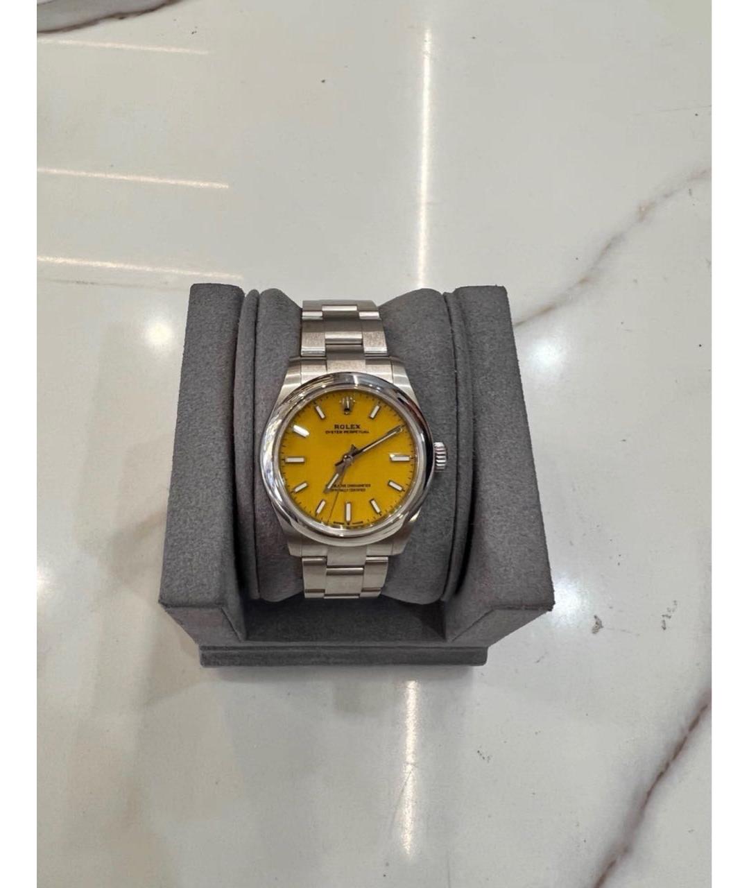 ROLEX Серебряные металлические часы, фото 3