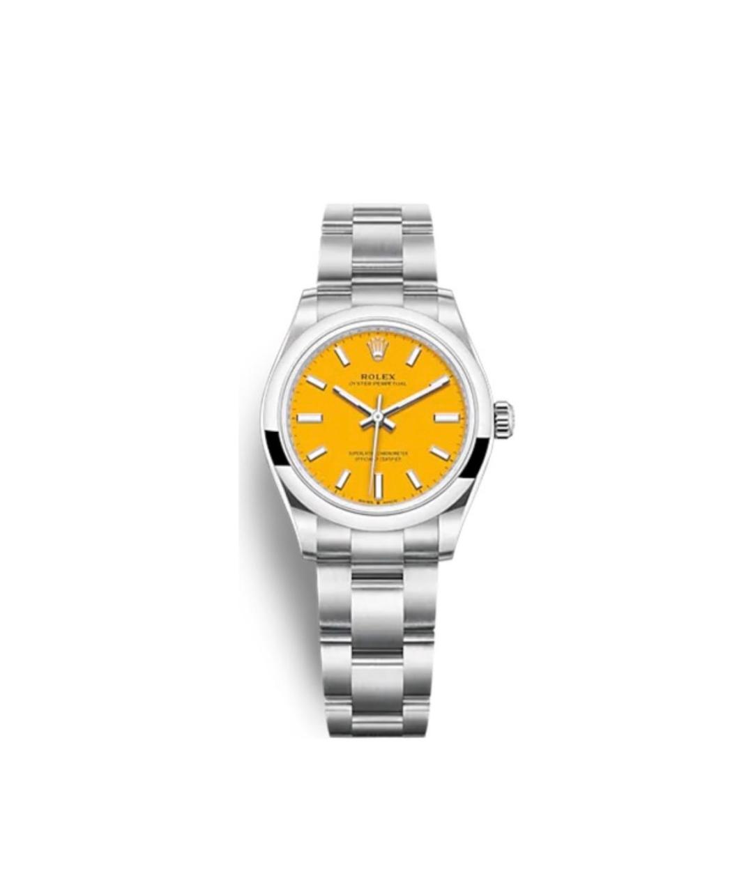 ROLEX Серебряные металлические часы, фото 5