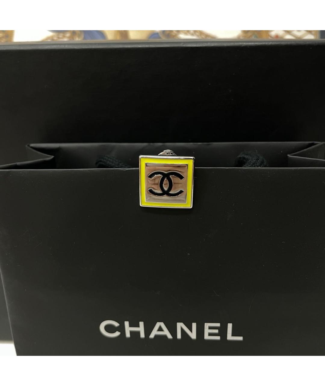 CHANEL Желтая булавка / брошь, фото 3