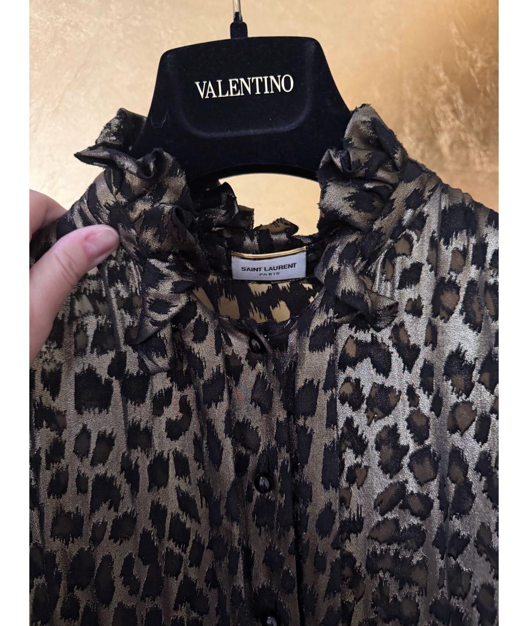 SAINT LAURENT Черное вечернее платье, фото 4