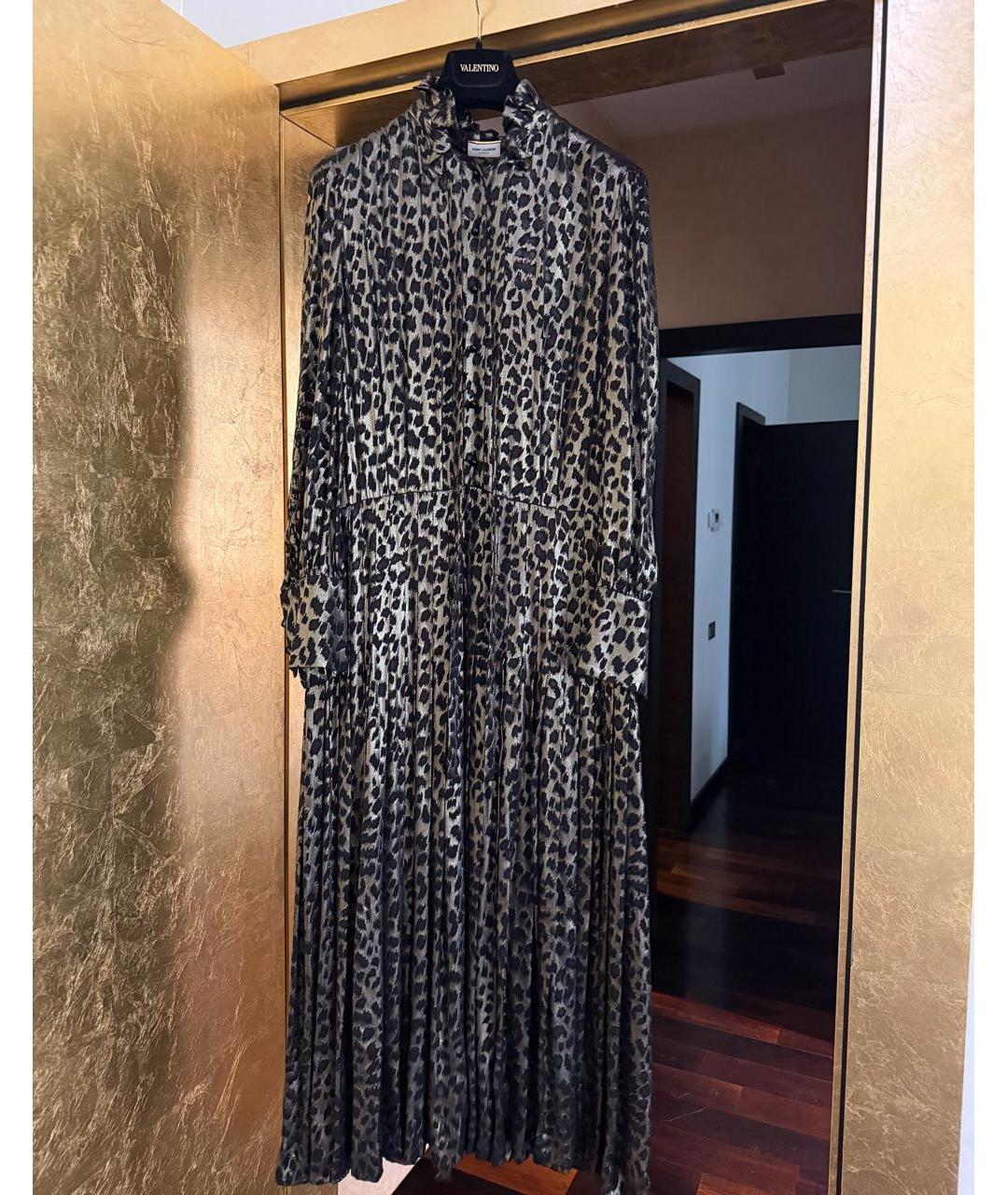 SAINT LAURENT Черное вечернее платье, фото 2