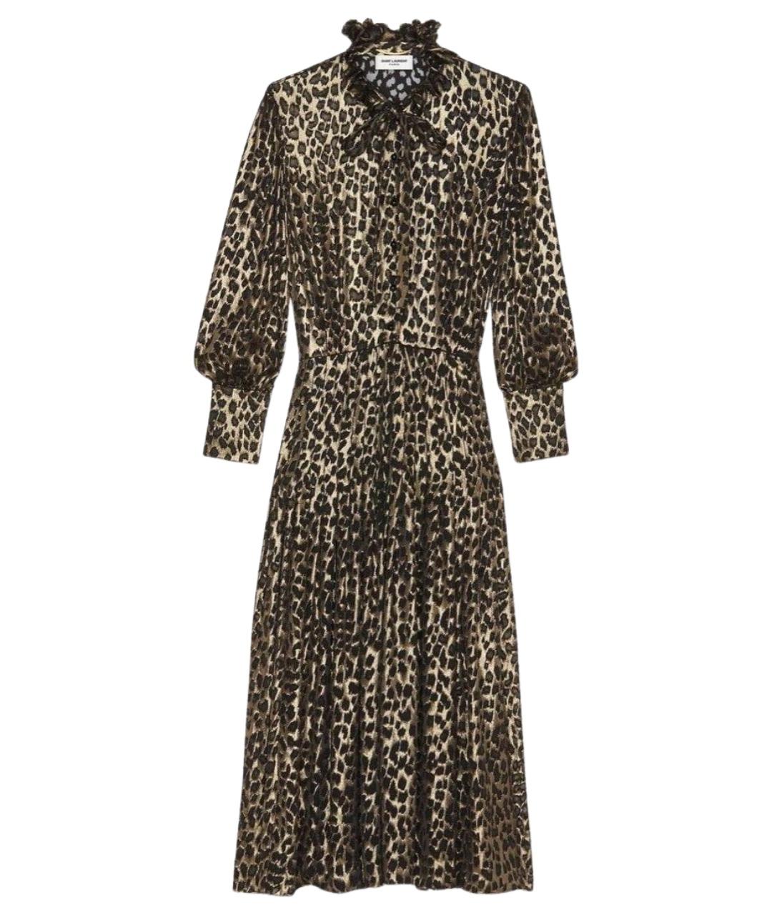 SAINT LAURENT Черное вечернее платье, фото 1