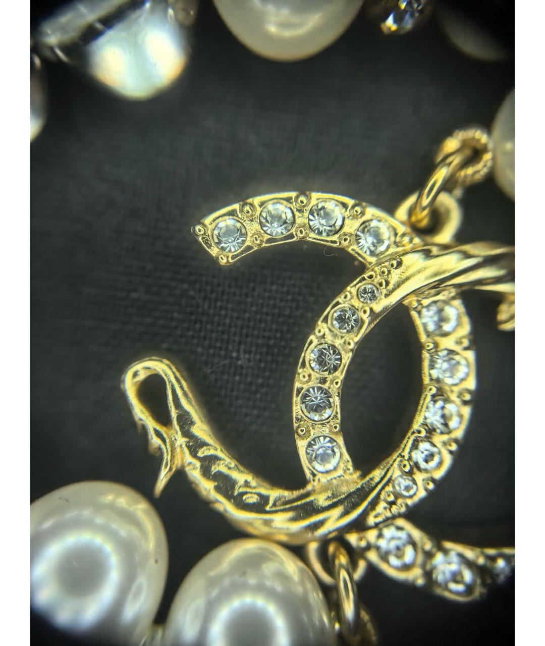 CHANEL Бежевое колье, фото 5