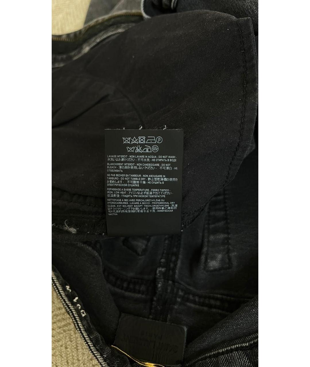 SAINT LAURENT Хлопковые джинсы слим, фото 8