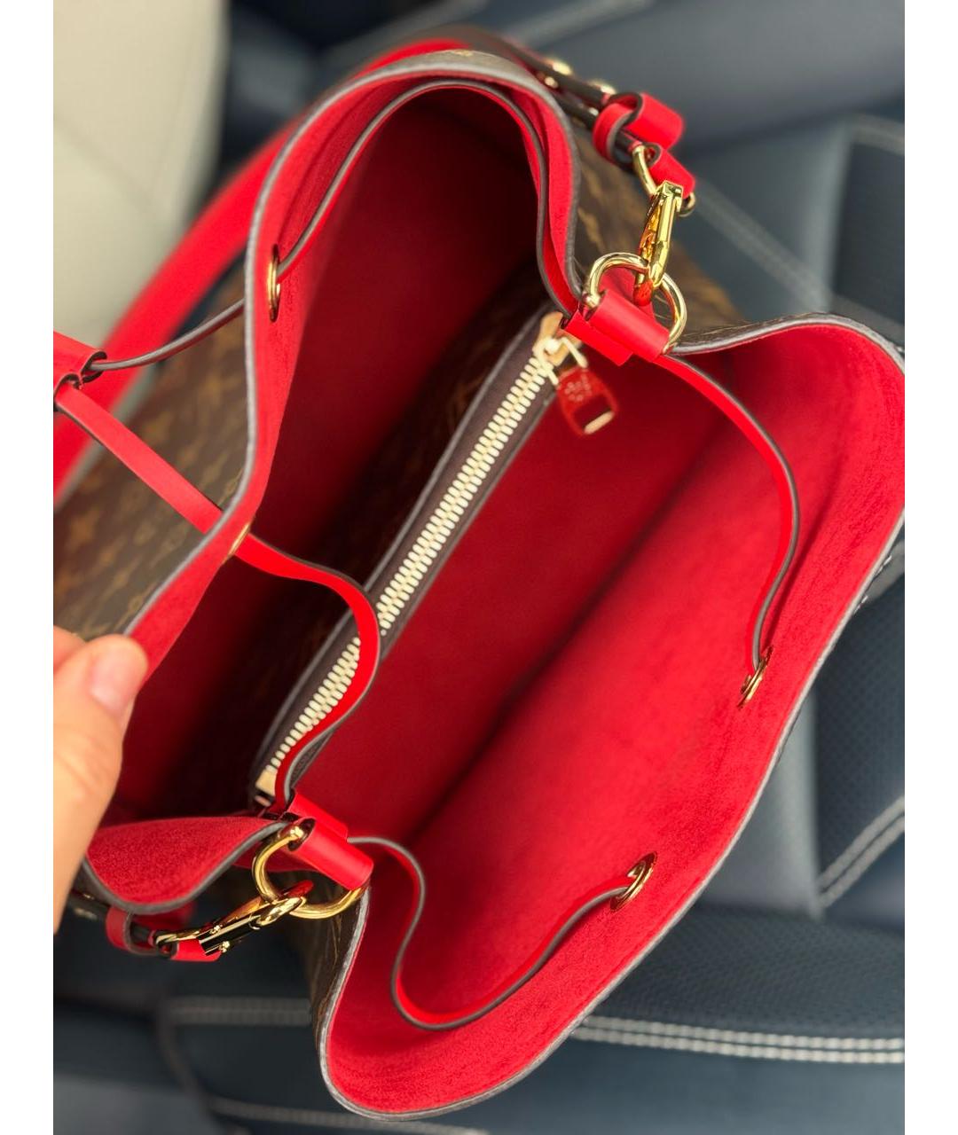 LOUIS VUITTON Коричневая сумка через плечо, фото 4