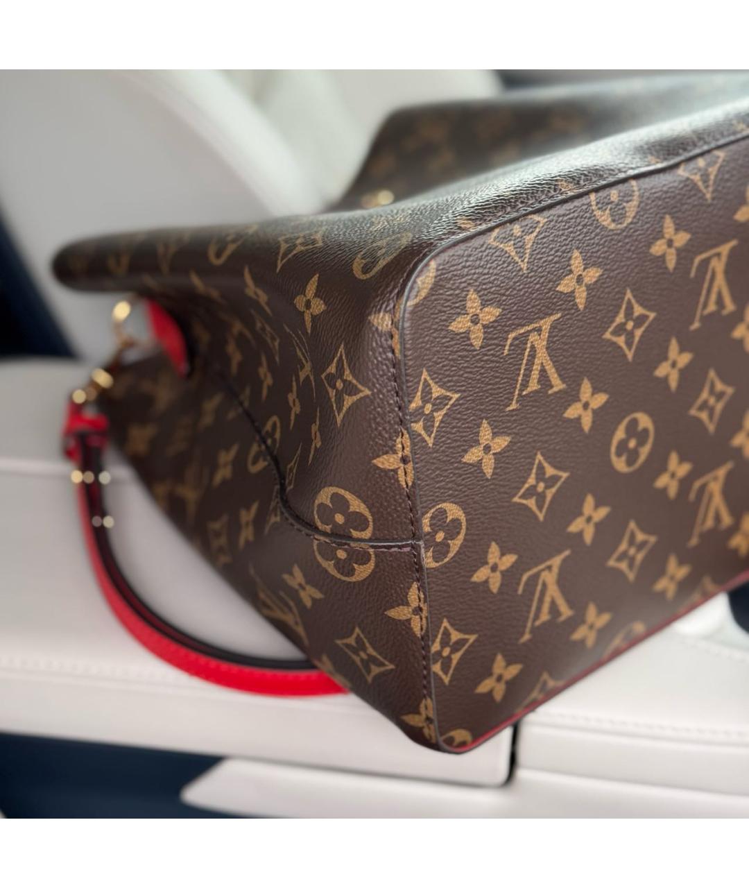 LOUIS VUITTON Коричневая сумка через плечо, фото 8