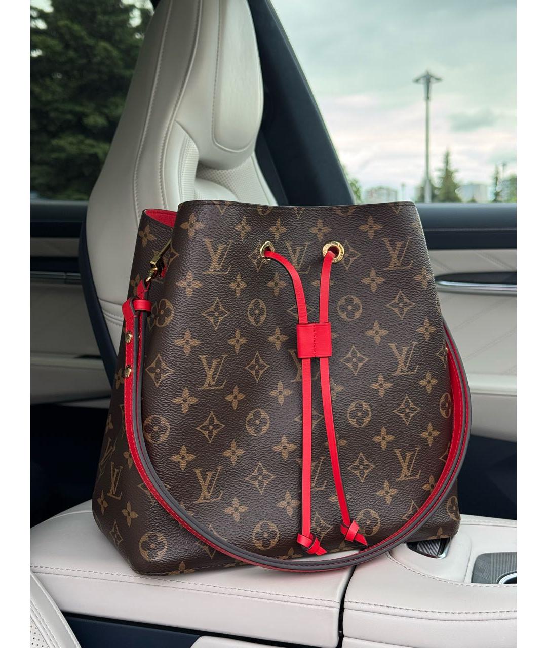 LOUIS VUITTON Коричневая сумка через плечо, фото 9