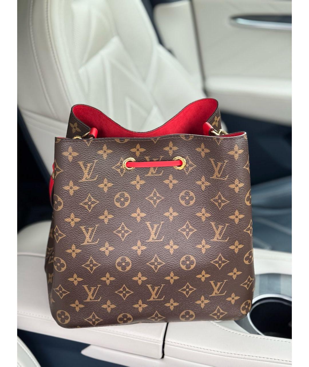 LOUIS VUITTON Коричневая сумка через плечо, фото 3