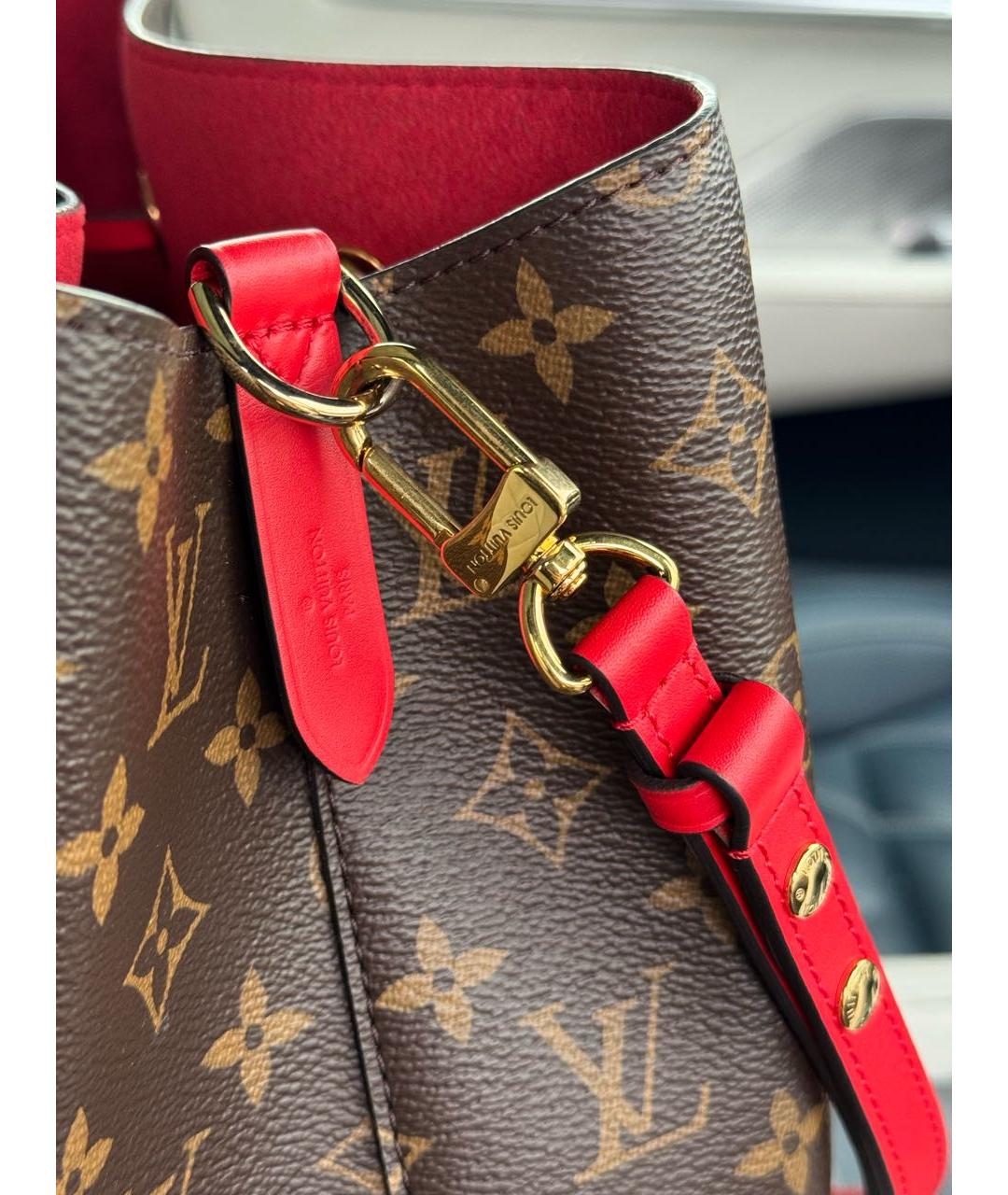 LOUIS VUITTON Коричневая сумка через плечо, фото 7