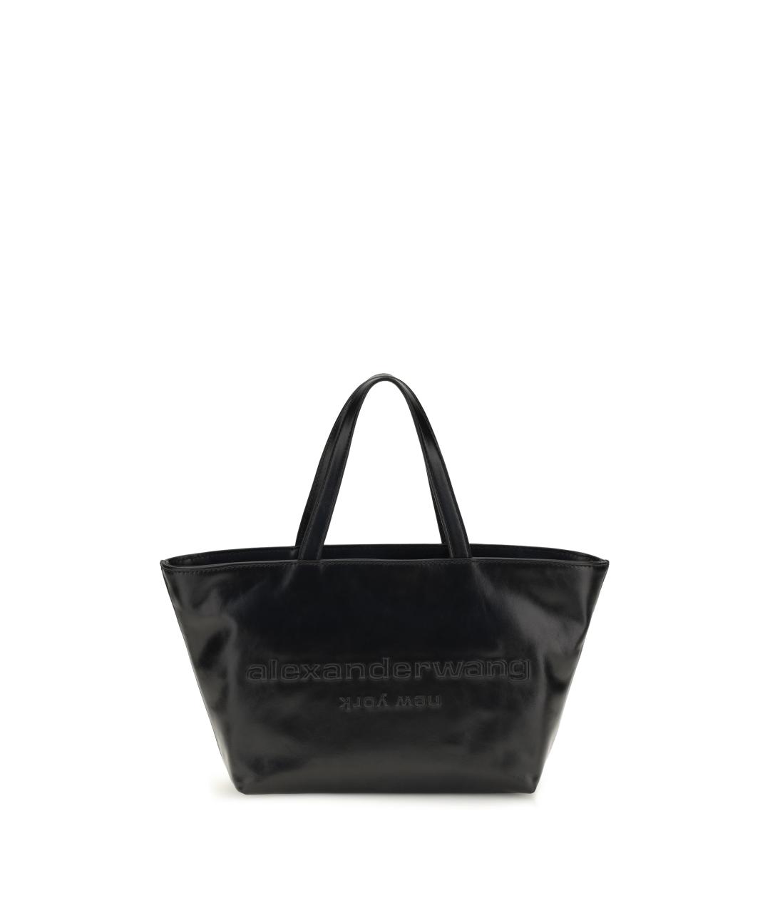 ALEXANDER WANG Черная кожаная сумка через плечо, фото 1