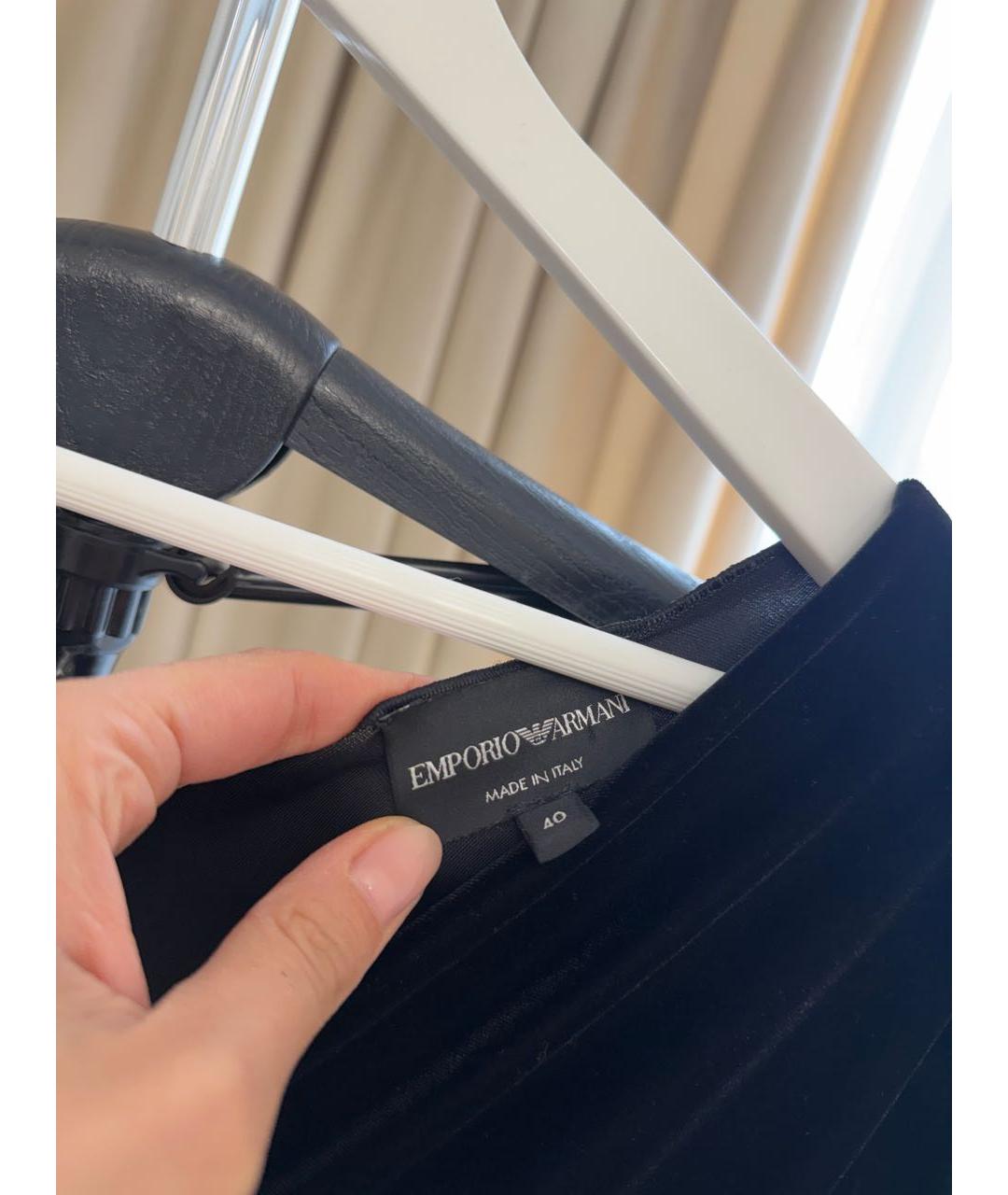 EMPORIO ARMANI Черное вечернее платье, фото 3