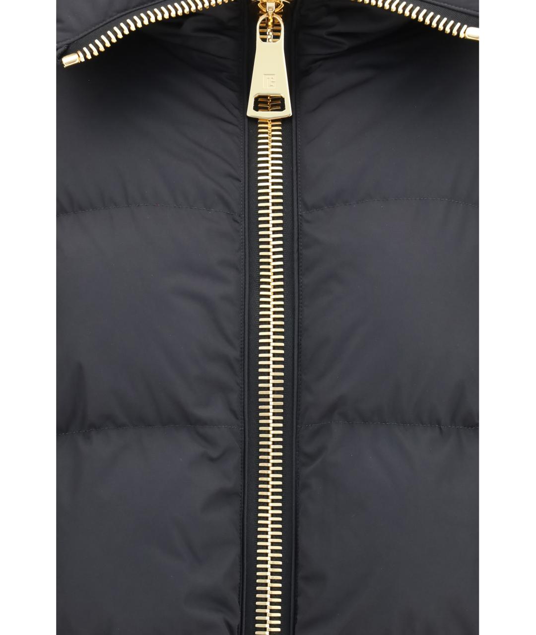 BALMAIN Черная синтетическая куртка, фото 3