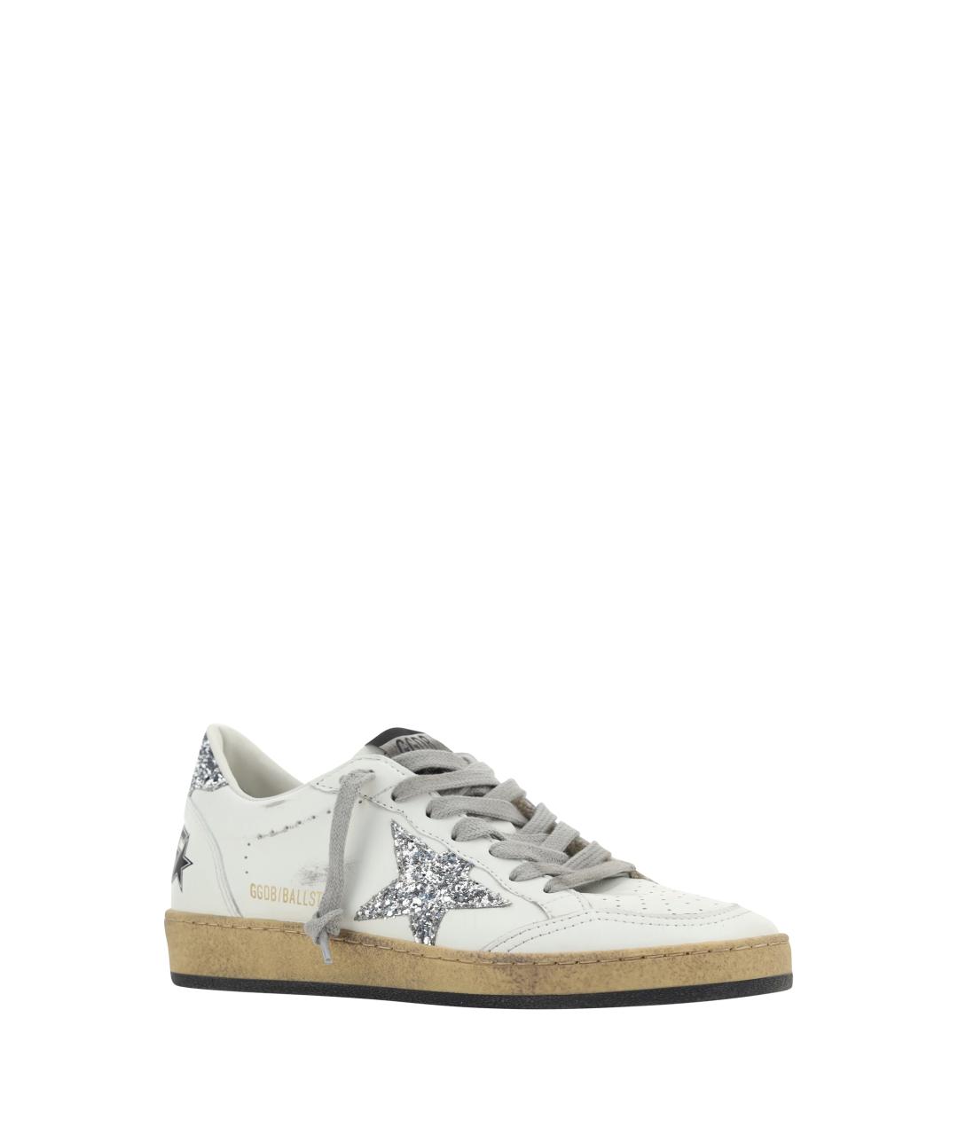 GOLDEN GOOSE DELUXE BRAND Белые кожаные кеды, фото 2