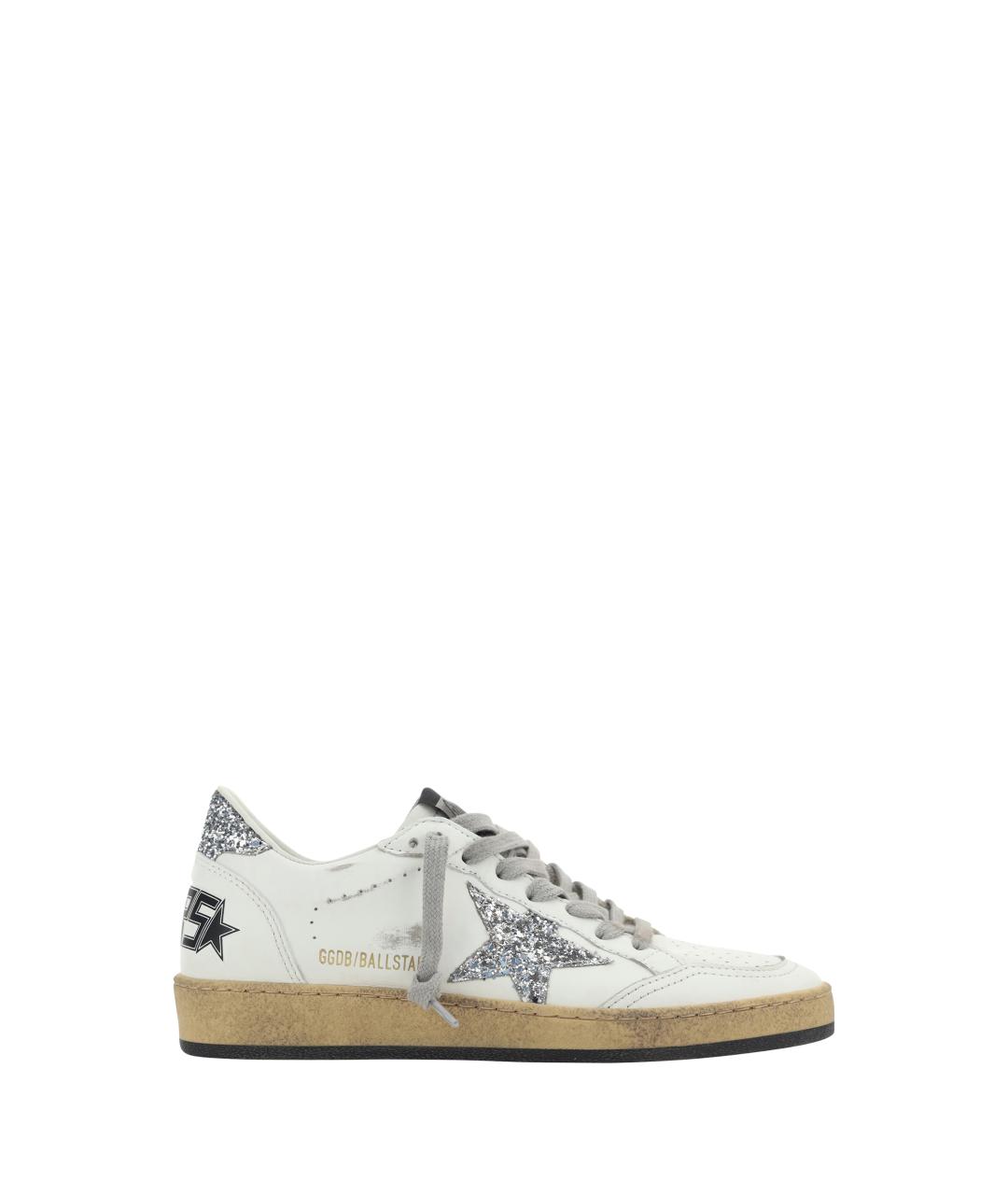 GOLDEN GOOSE DELUXE BRAND Белые кожаные кеды, фото 1