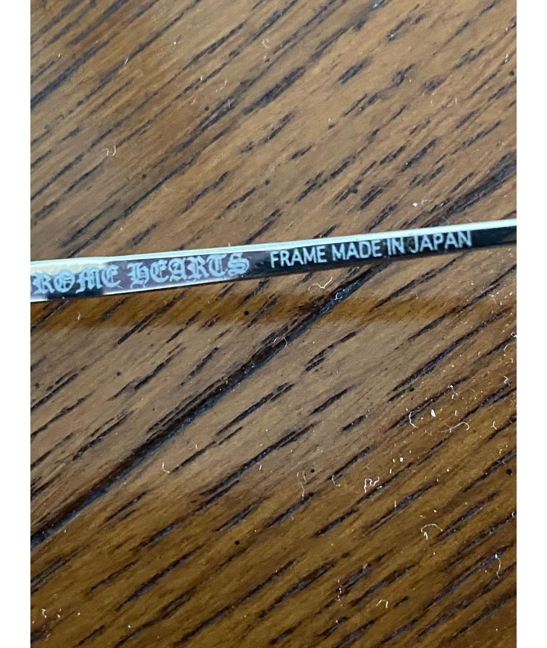 CHROME HEARTS Серебряные металлические солнцезащитные очки, фото 5