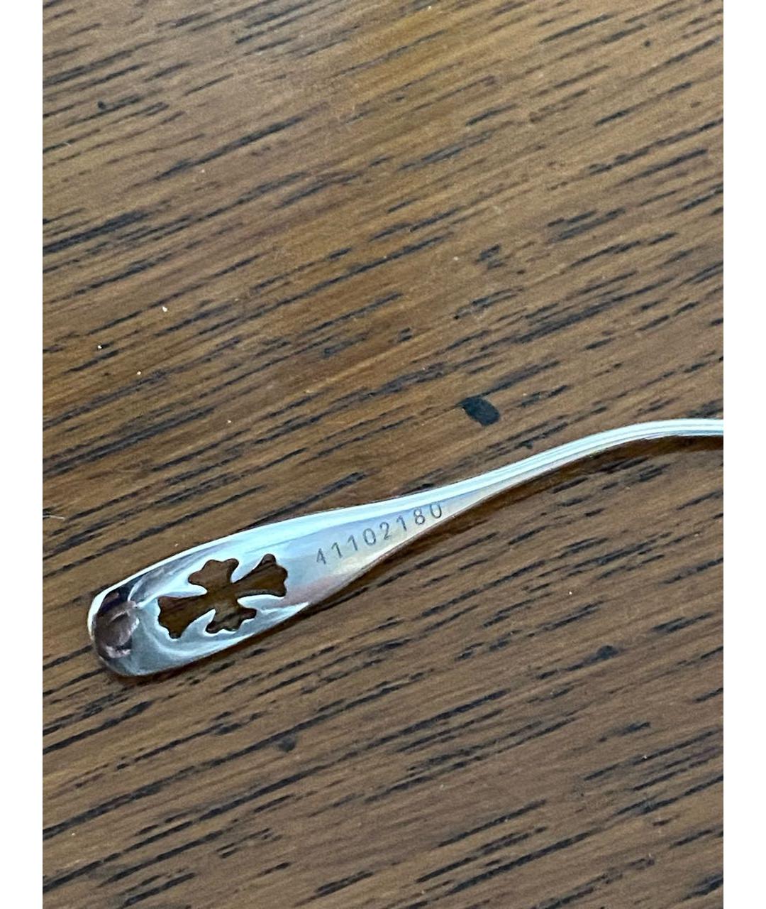 CHROME HEARTS Серебряные металлические солнцезащитные очки, фото 3