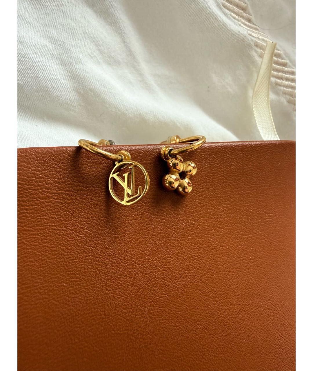 LOUIS VUITTON Золотые серьги, фото 5