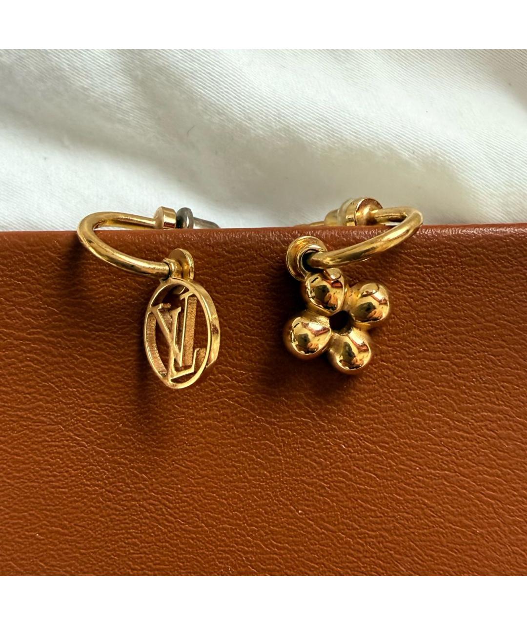 LOUIS VUITTON Золотые серьги, фото 3