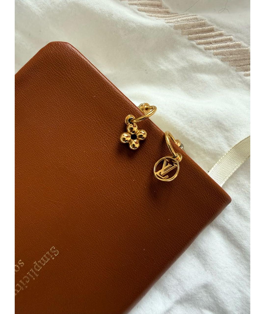 LOUIS VUITTON Золотые серьги, фото 2