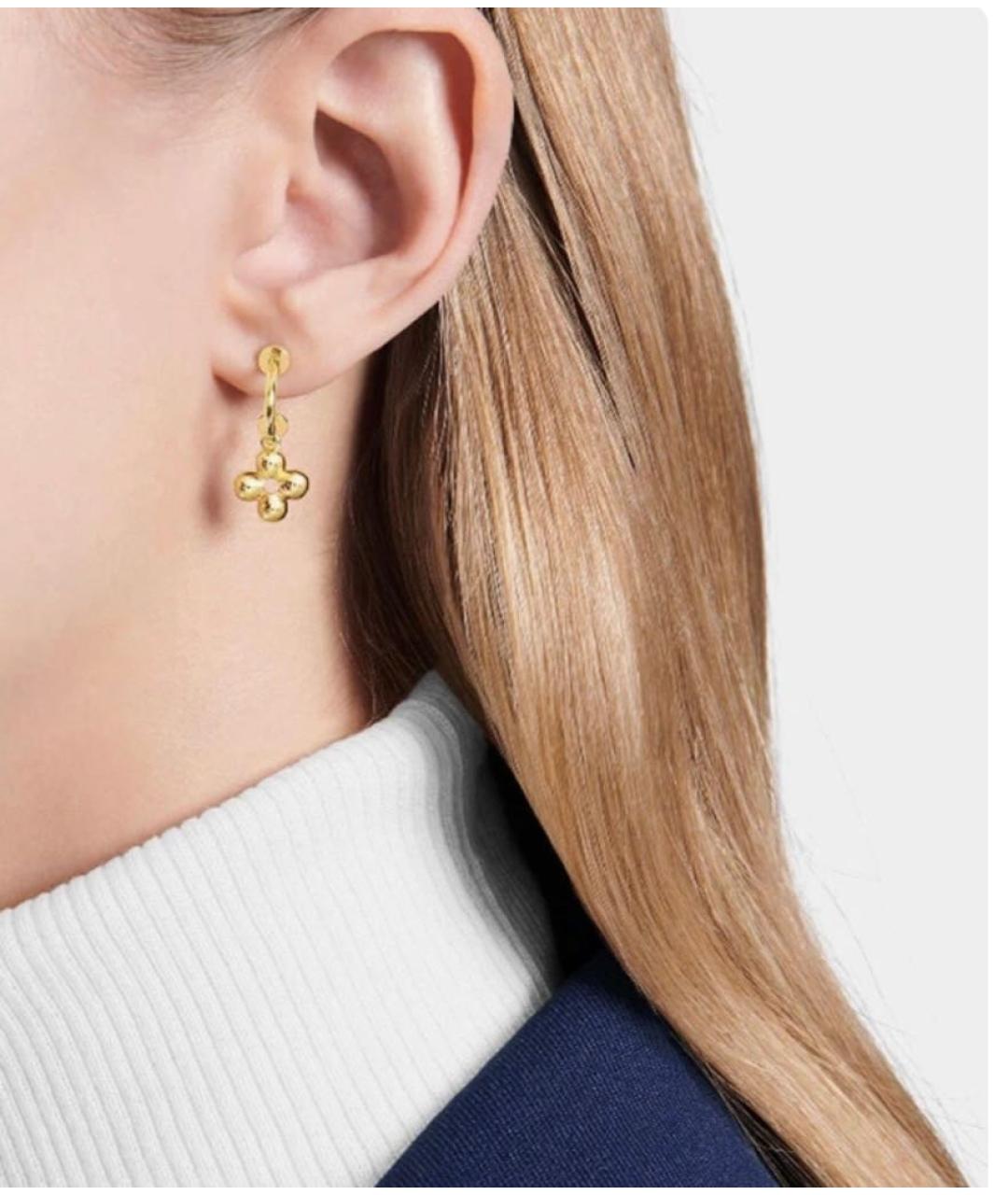 LOUIS VUITTON Золотые серьги, фото 4