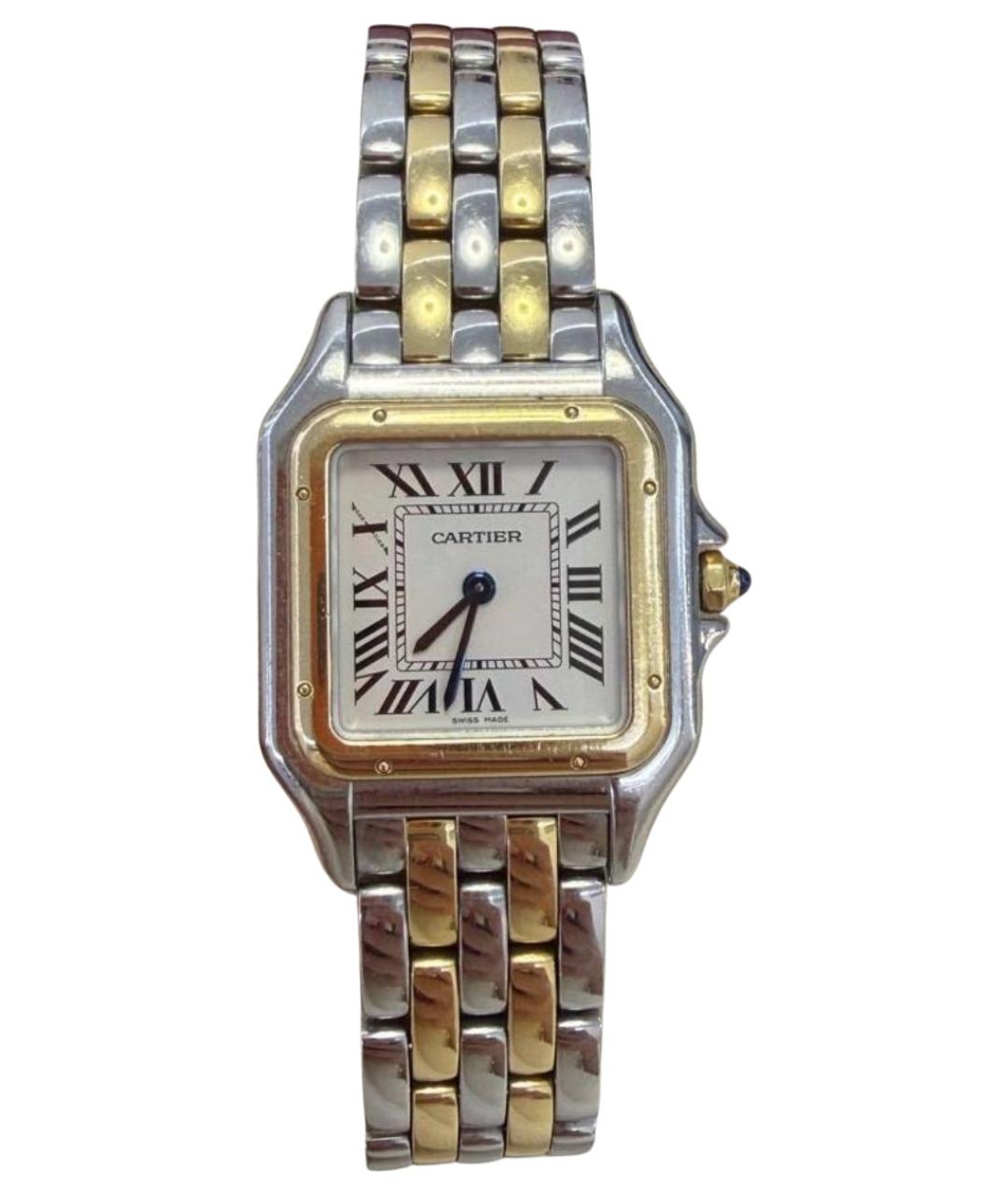 CARTIER Золотые платиновые часы, фото 1