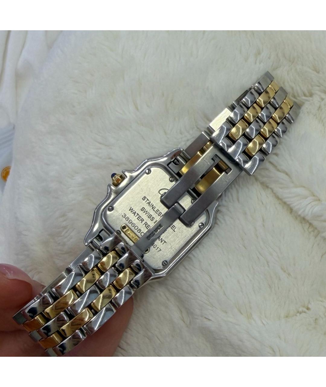 CARTIER Золотые платиновые часы, фото 3