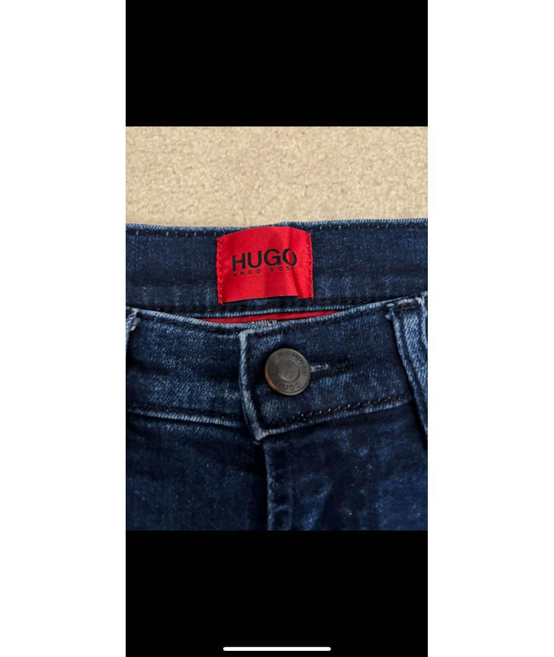 HUGO BOSS Синие прямые джинсы, фото 3