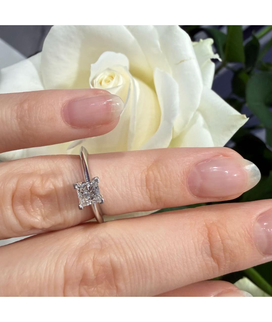 TIFFANY&CO Серебряное платиновое кольцо, фото 2