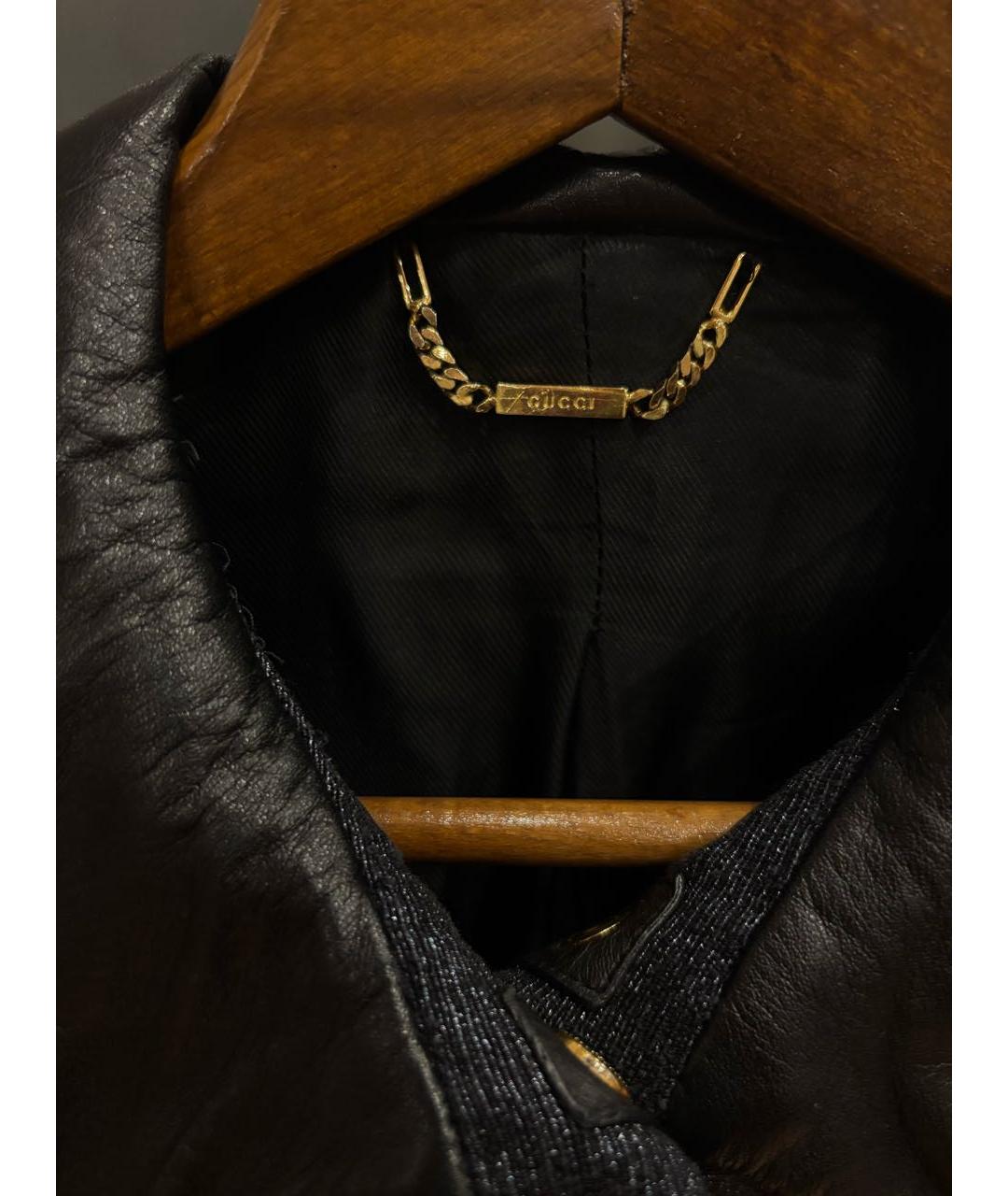 GUCCI Черное хлопковое пальто, фото 3