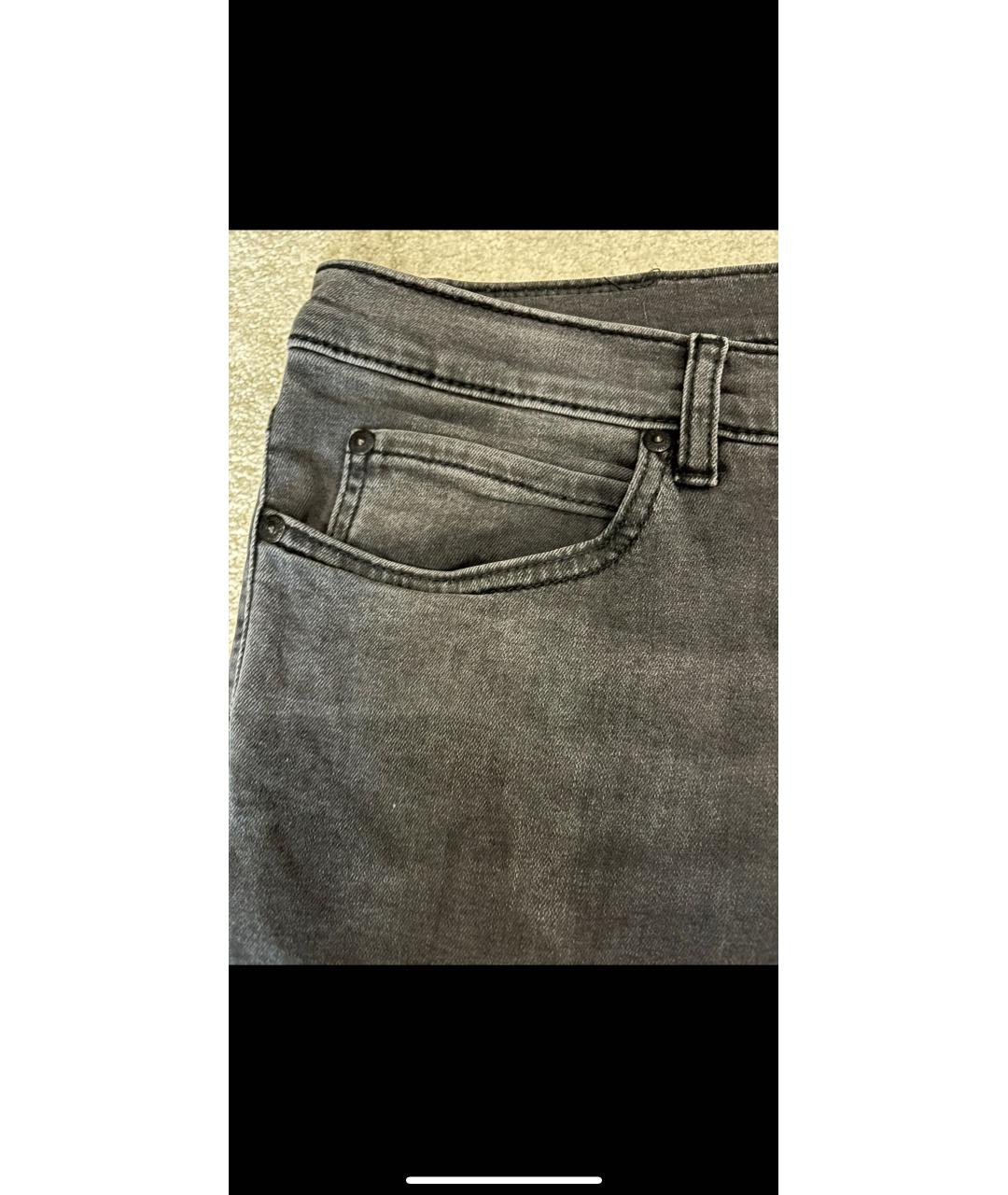 HUGO BOSS Серые прямые джинсы, фото 4